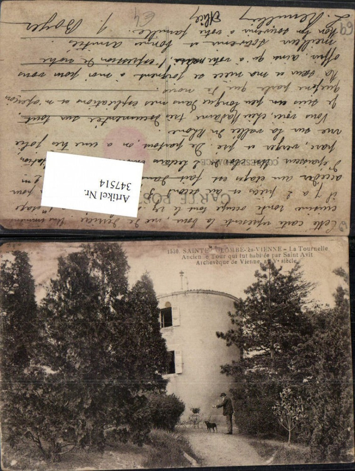 347514,Rhone-Alpes Rhone Sainte-Colombe-les-Vienne La Tournelle Tour Saint Avit Turm