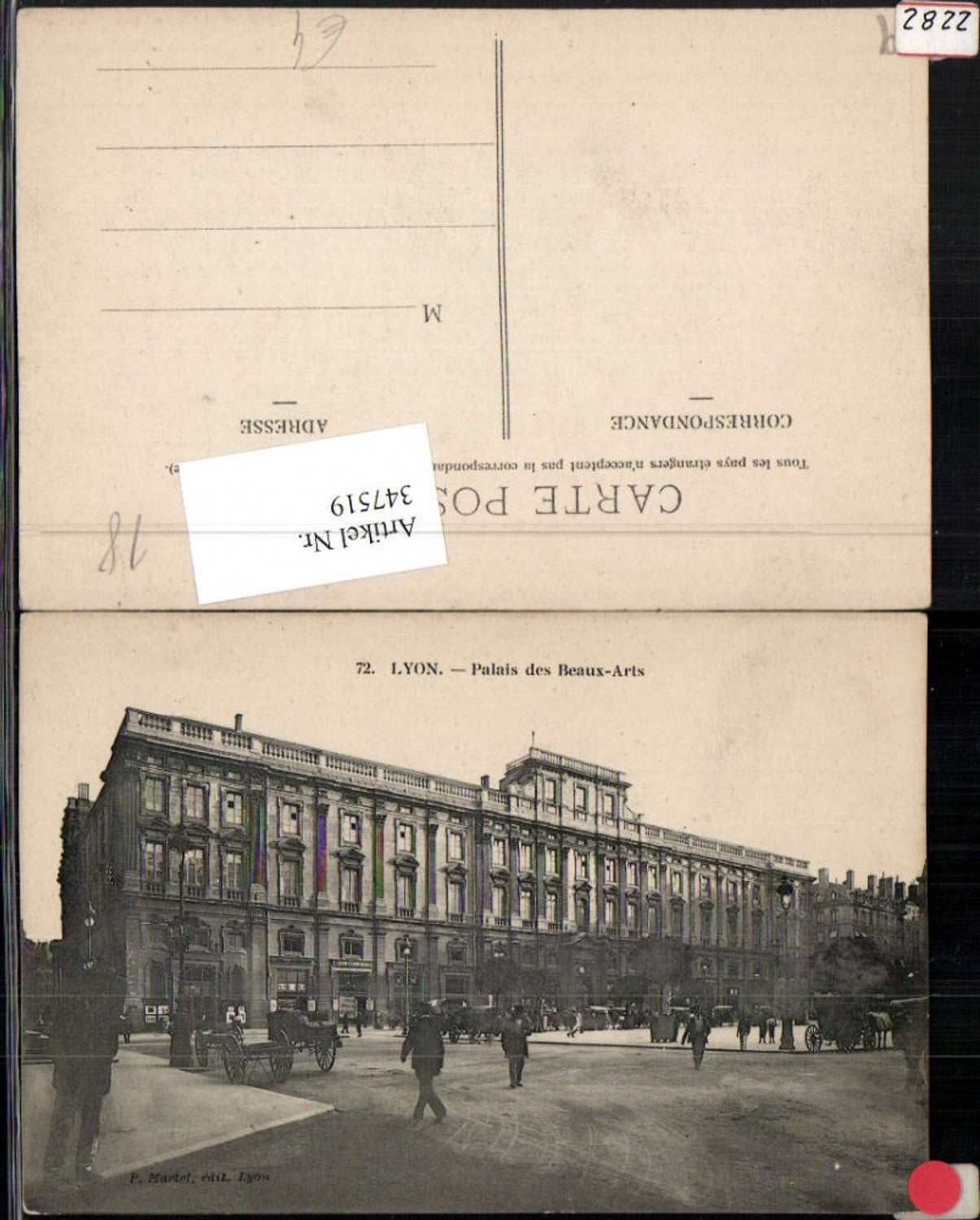 347519,Rhone-Alpes Rhone Lyon Palais des Beaux-Arts Gebäude