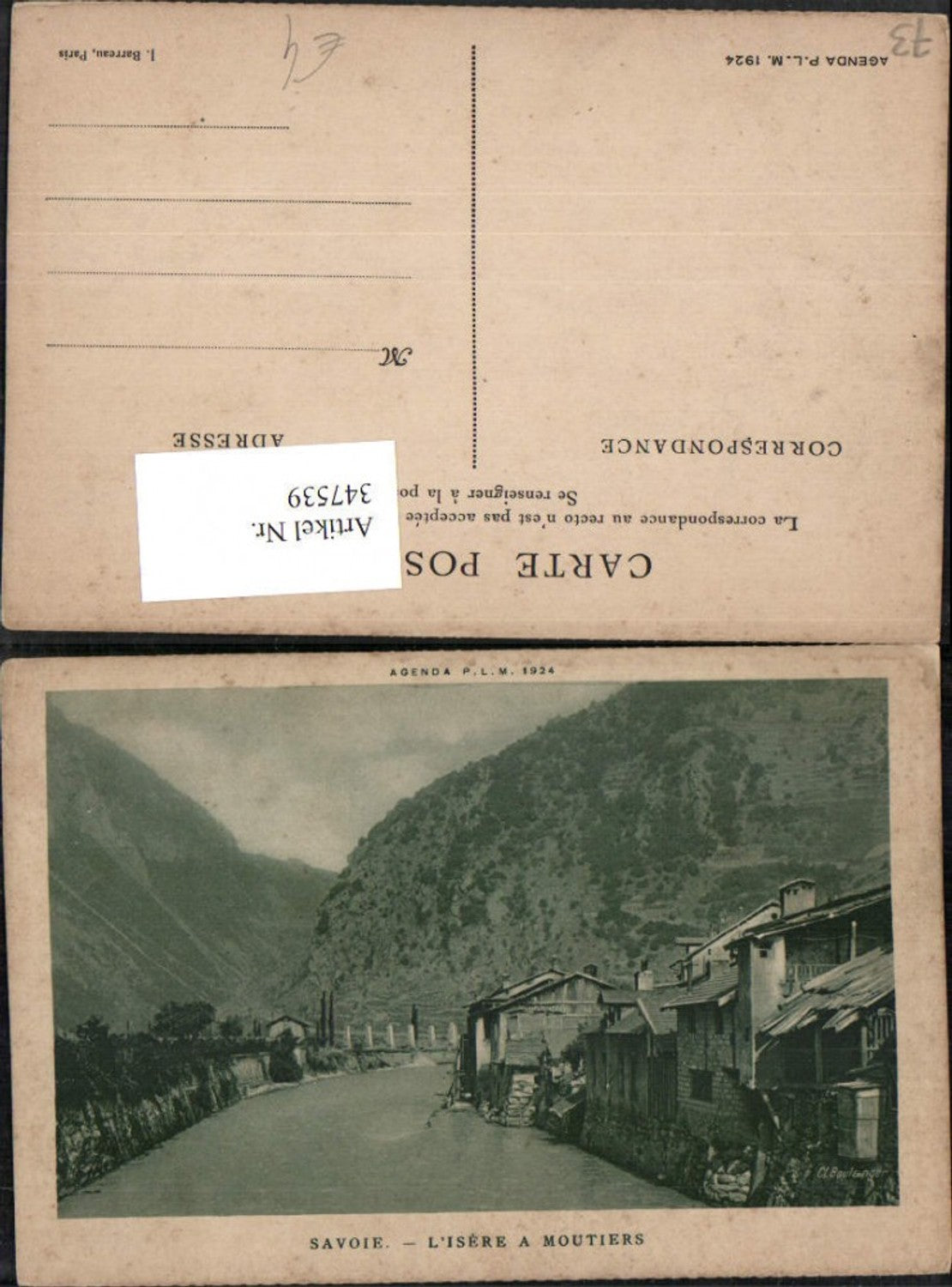 347539,Rhone-Alpes Savoie l'Isere a Moutiers Fluss