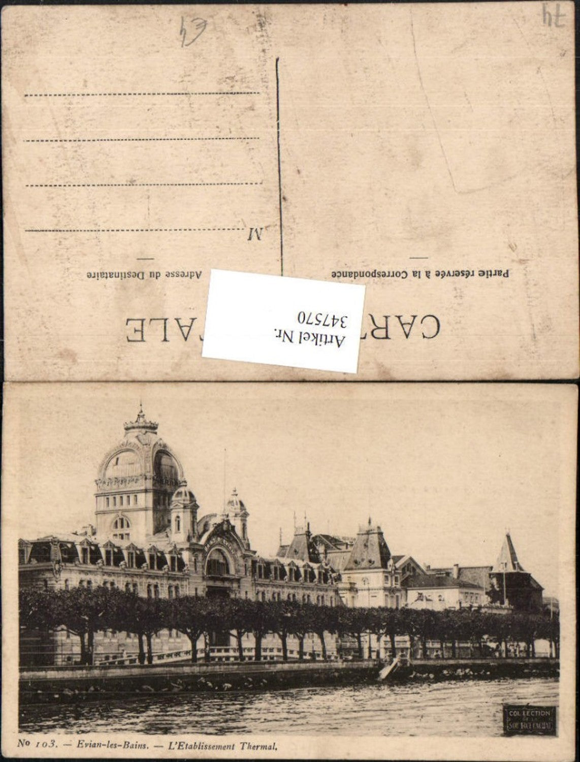347570,Rhone-Alpes Haute-Savoie Evian-les-Bains Etablissement Thermal