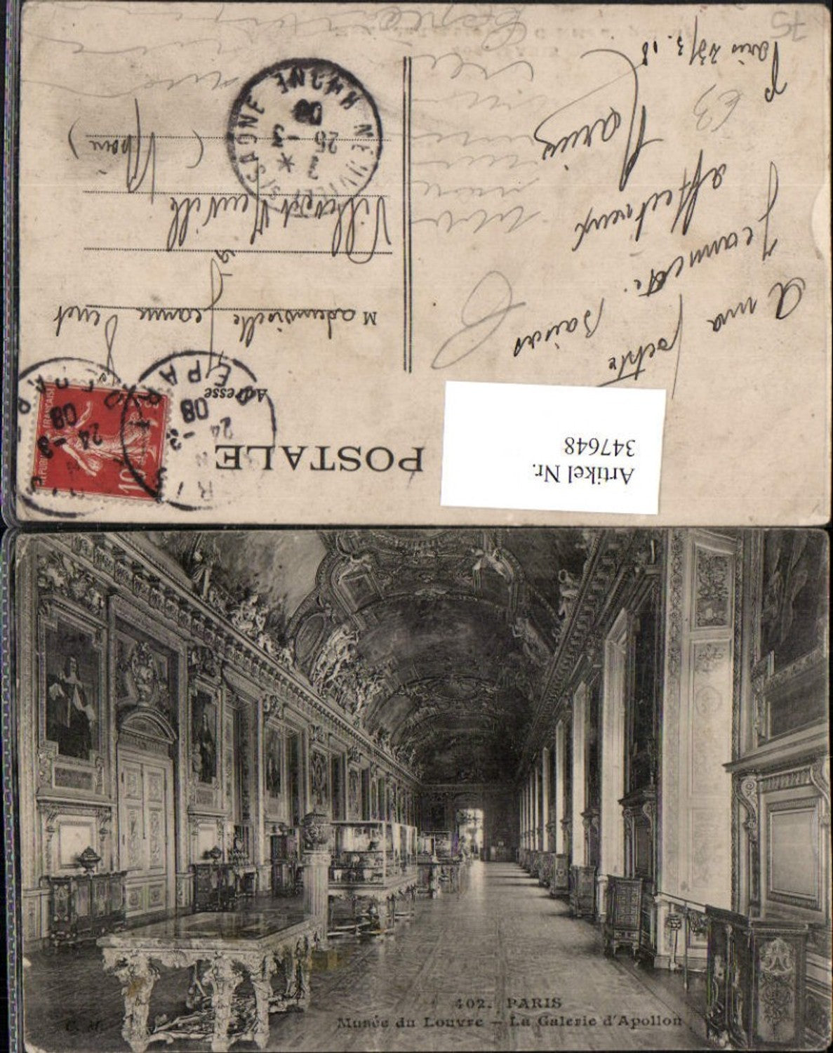 347648,Ile-de-France Paris Musee du Louvre La Galerie d'Apollon Innenansicht