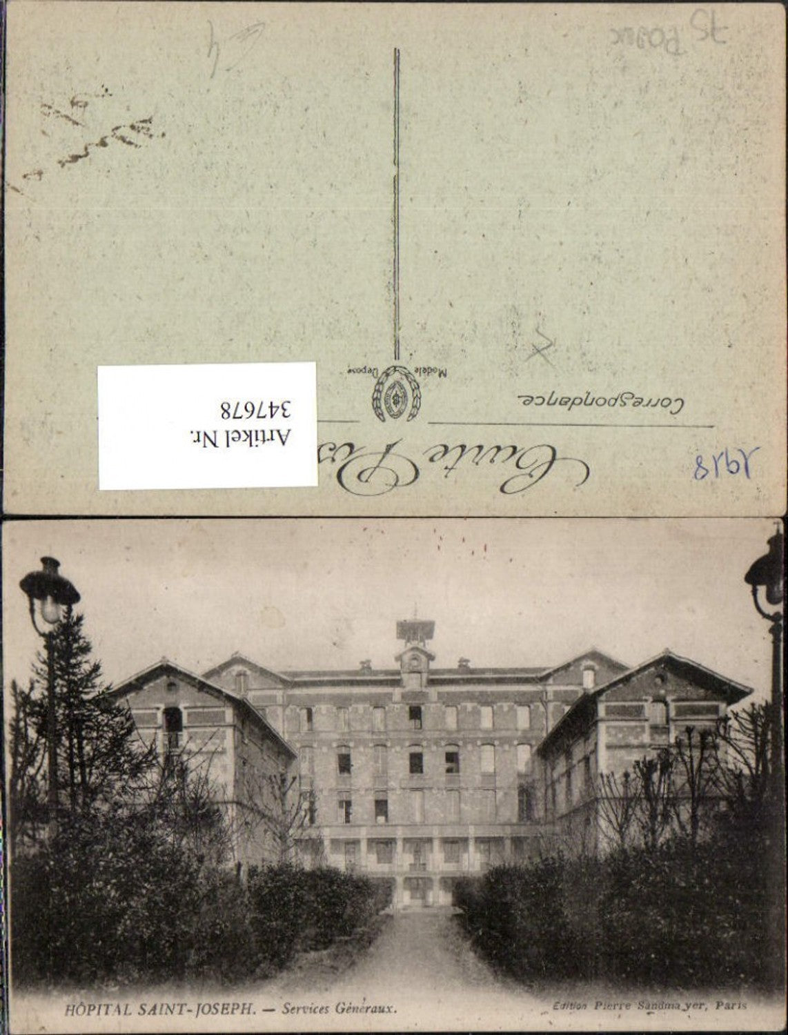 347678,Ile-de-France Paris Hopital Saint-Joseph Services Generaux Gebäude