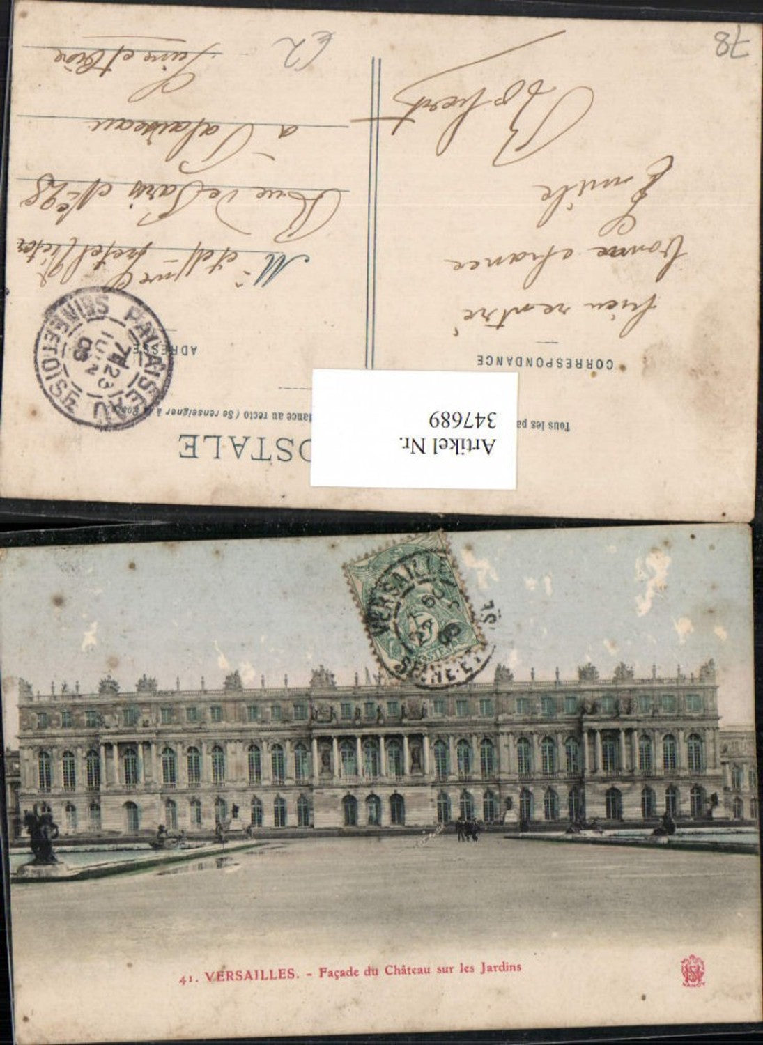 347689,Ile-de-France Yvelines Versailles Chateau sur les Jardins Schloss