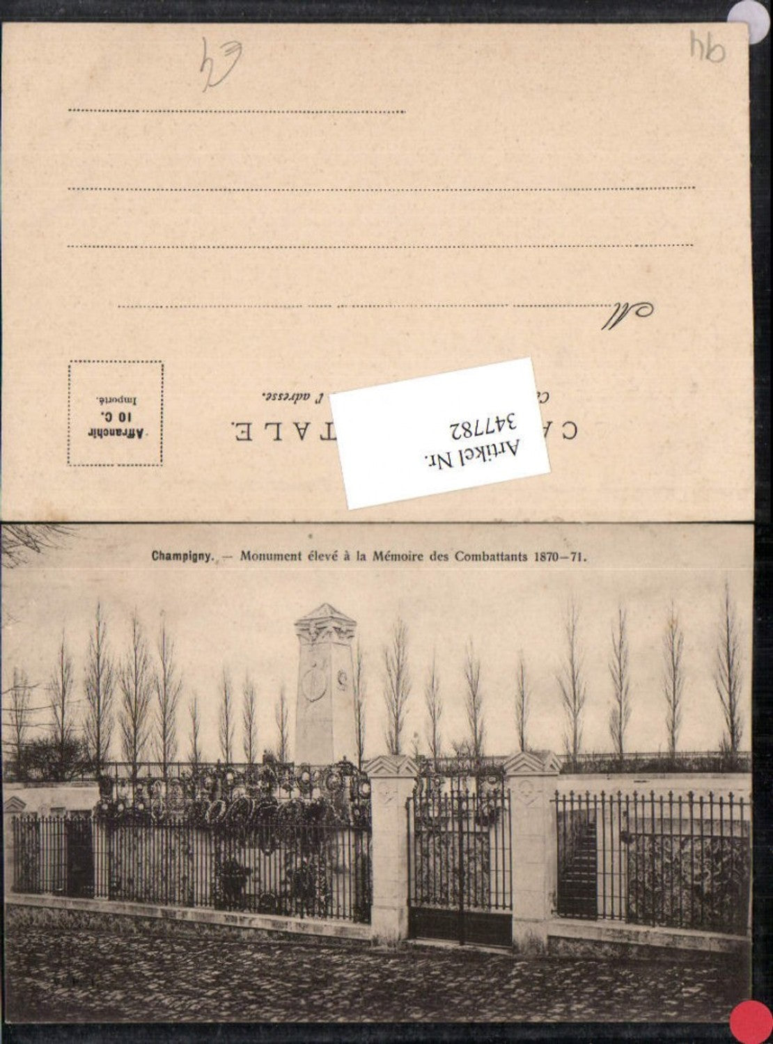 347782,Ile-de-France Val-de-Marne Champigny Monument Memorie des Combattants