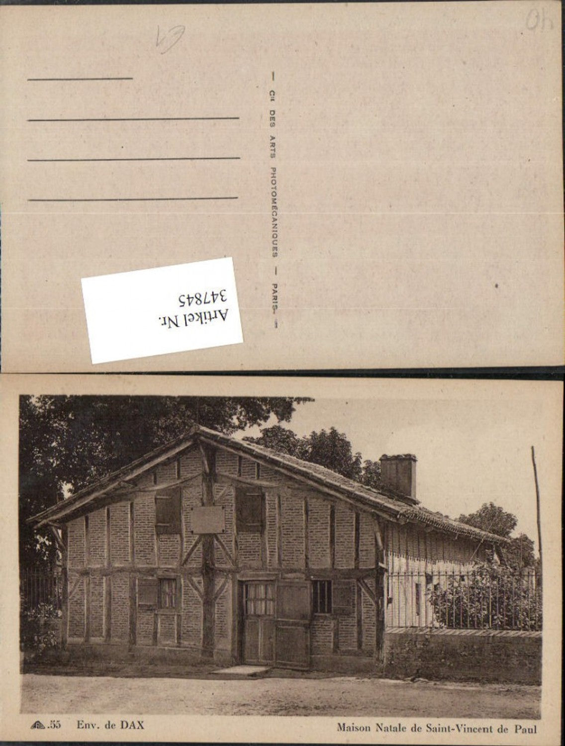 347845,Aquitanien Landes Dax Maison Natale de Saint-Vincent de Paul Haus