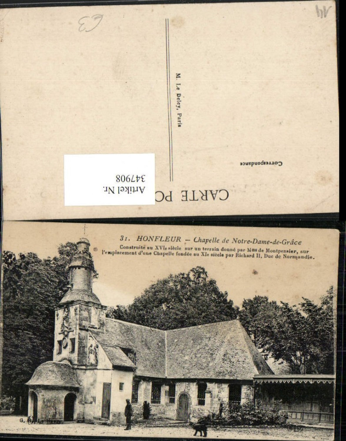 347908,Basse-Normandie Calvados Honfleur Chapelle de Notre-Dame de Grace Kirche