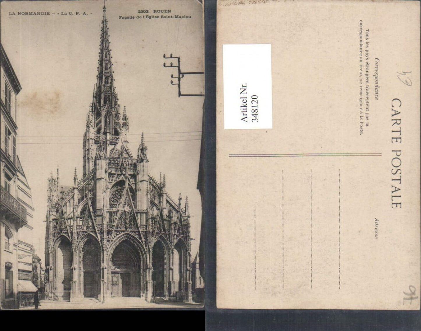 348120,Haute-Normandie Seine-Maritime Rouen Eglise Saint-Maclou Kirche
