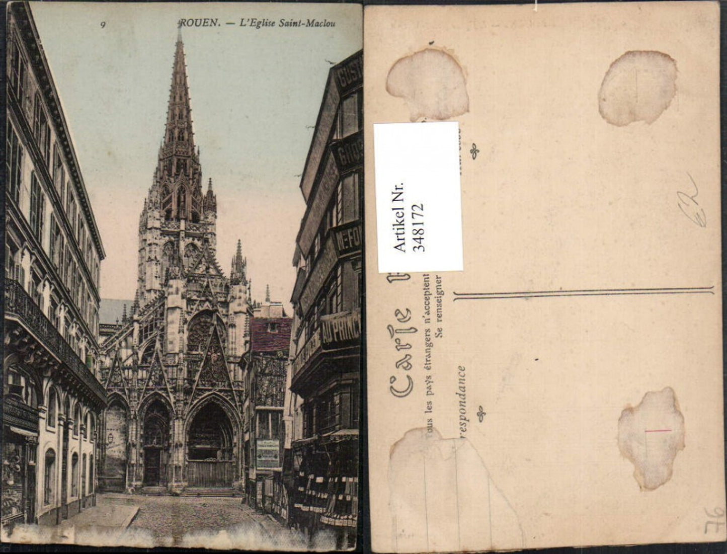 348172,Haute-Normandie Seine-Maritime Rouen L'Eglise Saint-Maclou Kirche