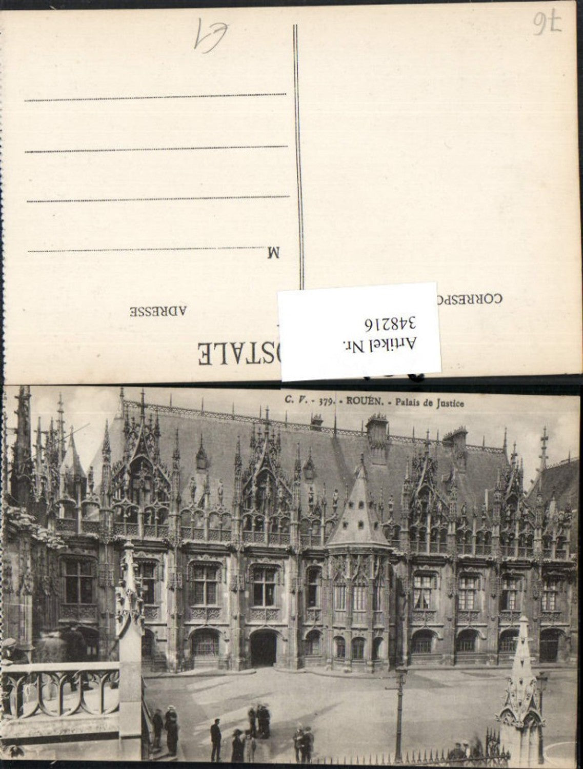 348216,Haute-Normandie Seine-Maritime Rouen Palais de Justice Palace of Justice