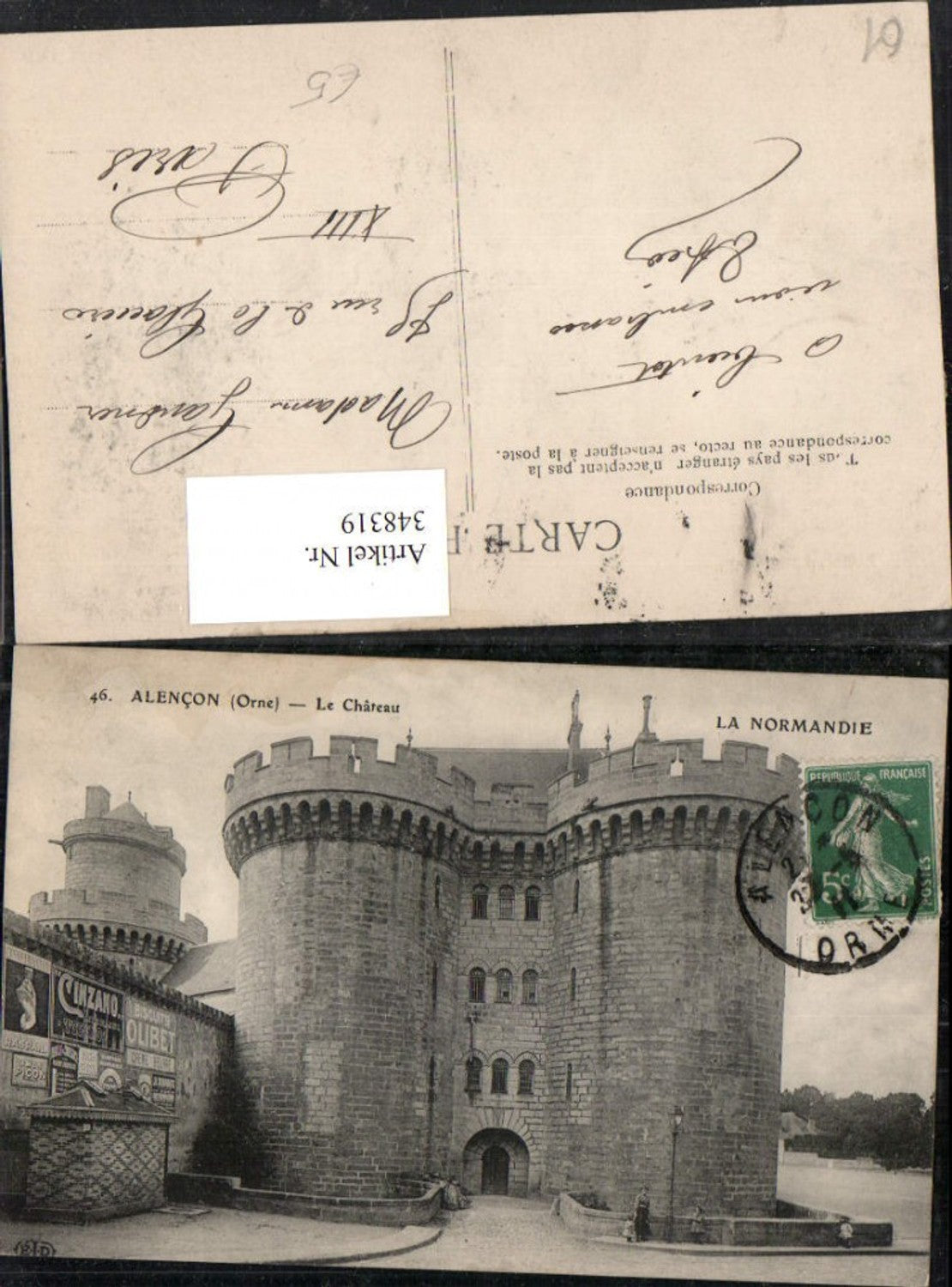 348319,Basse-Normandie Orne Alencon Le Chateau Schloss Burg