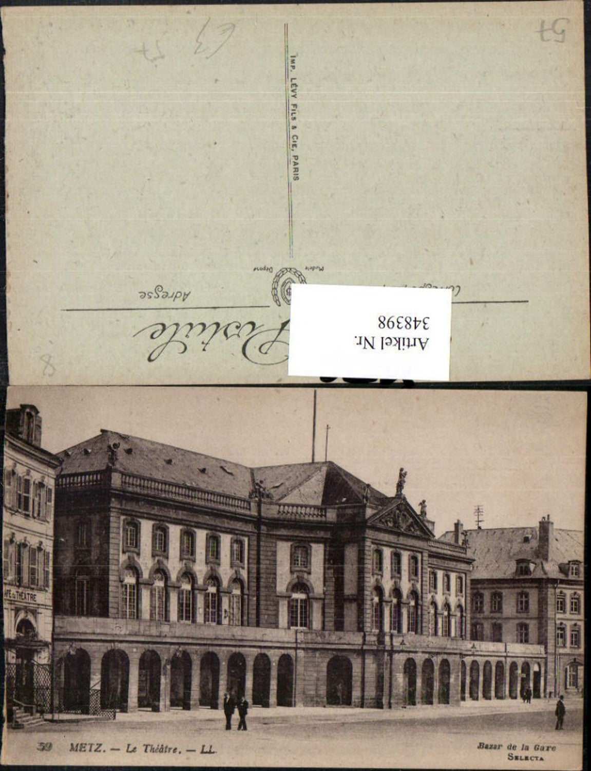 348398,Lothringen Moselle Metz Le Theatre Theater Gebäude