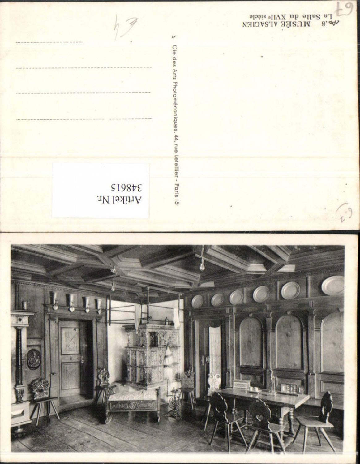 348615,Elsass Bas-Rhin Strasbourg Straßburg Musee Alsacien La Salle Museum