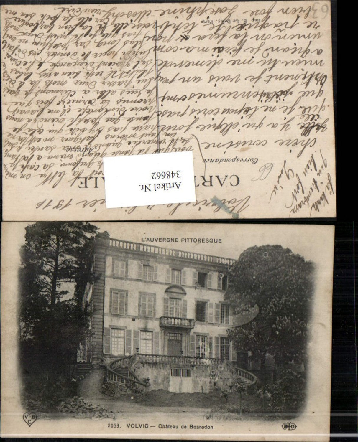 348662,Auvergne Puy-de-Dome Volvic Chateau de Bosredon Schloss