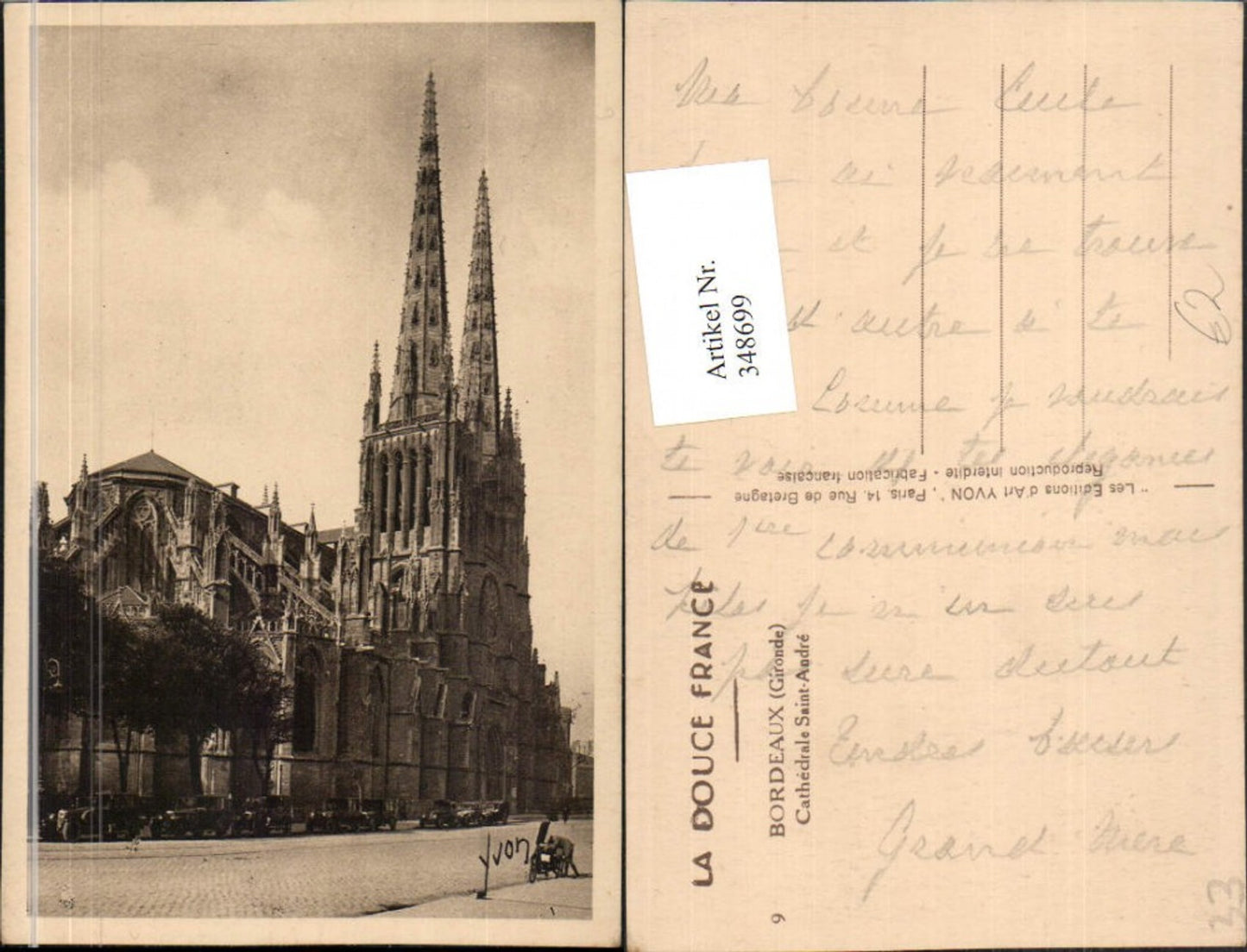 348699,Aquitanien Gironde Bordeaux Cathedrale Saint-Andre Kirche