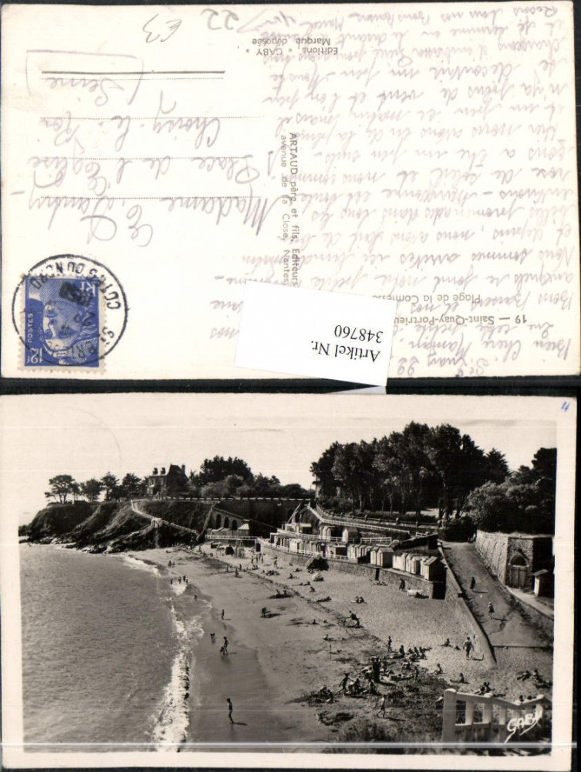 348760,Bretagne Cote-Amor Saint-Quay-Portrieux Plage de la Comtesse Strand