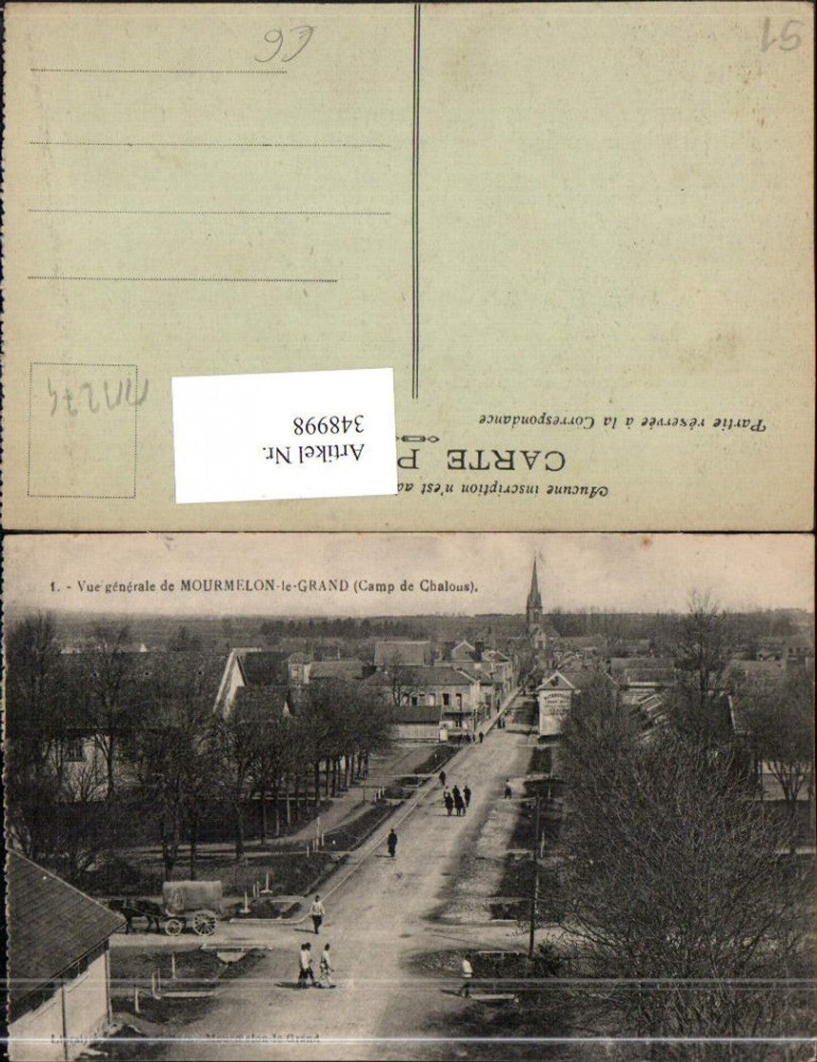 348998,Champagne-Ardenne Marne Mourmelon-le-Grand Vue generale Camp de Chalous Totale