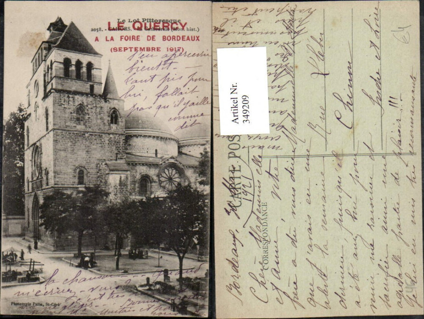 349209,Midi-Pyrenees Lot Cahors La Cathedrale Kirche