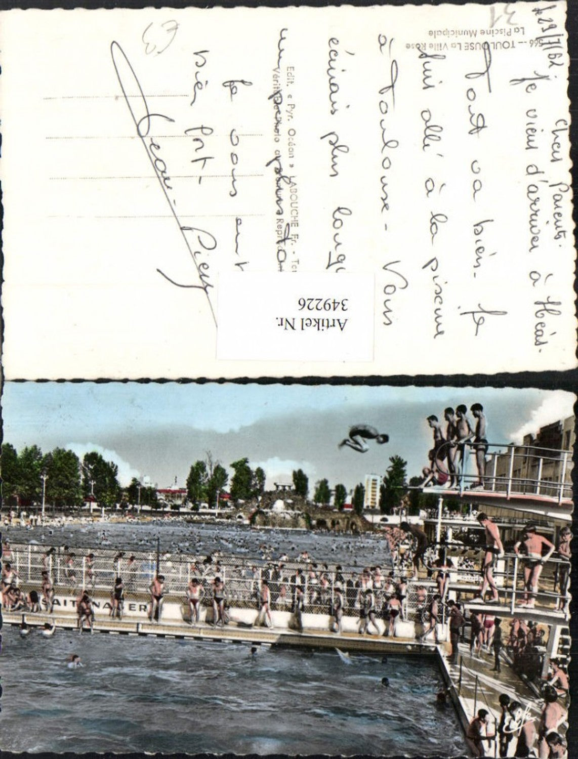 349226,Midi-Pyrenees Haute-Garonne Toulouse La Ville Rose La Piscine Municipale Schwimmbad