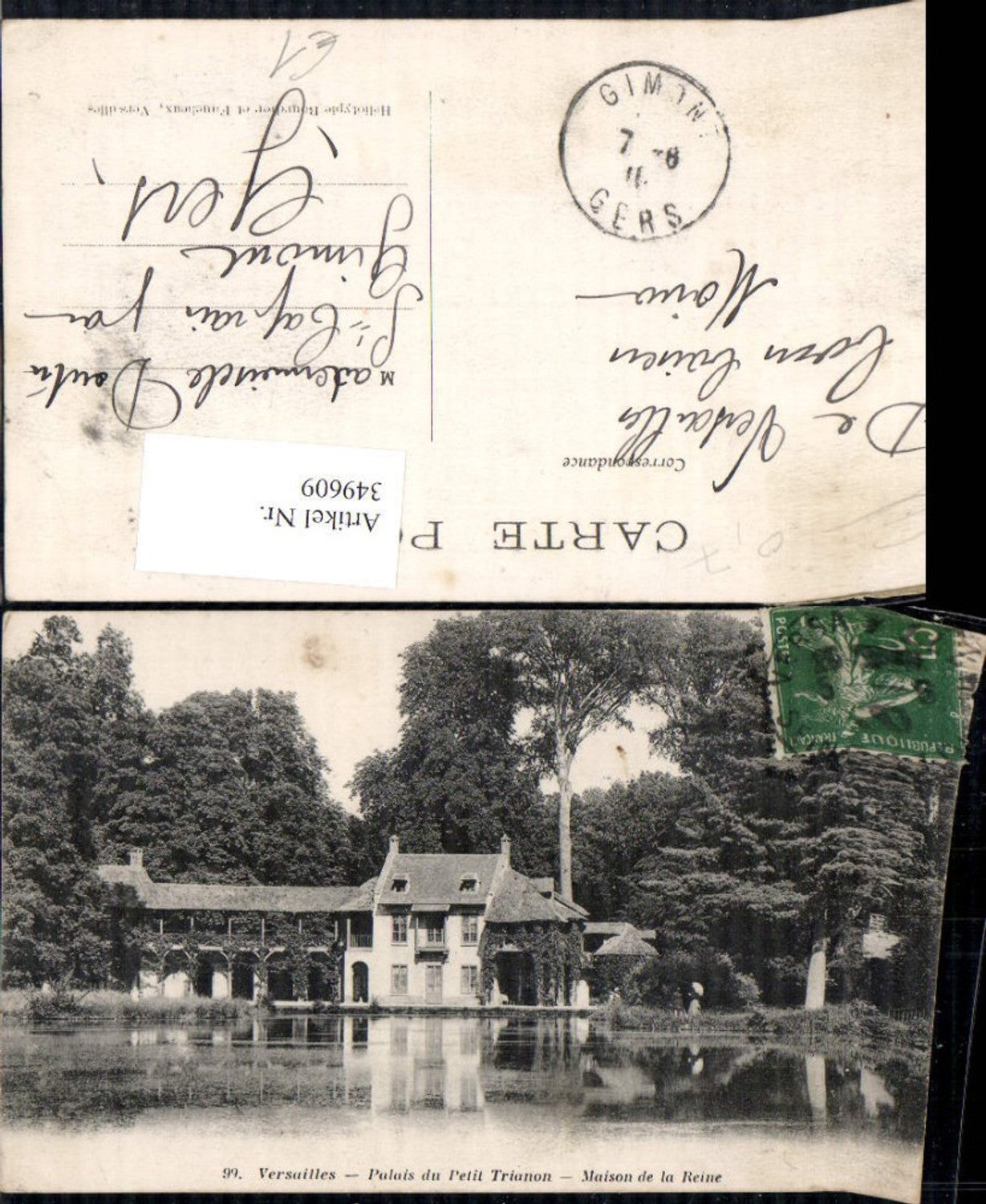 349609,Ile-de-France Yvelines Versailles Palais du Petit Trianon Maison de la Reine
