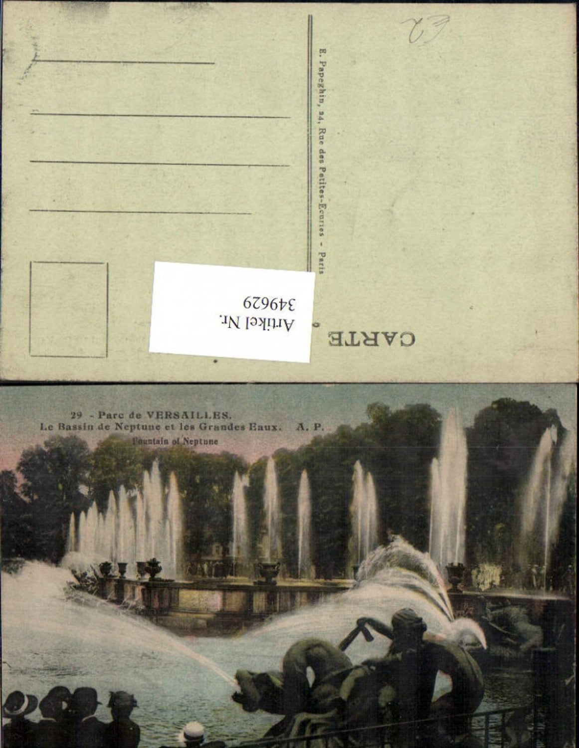 349629,Ile-de-France Yvelines Versailles Parc Le Bassin de Neptune et les Grandes Eaux