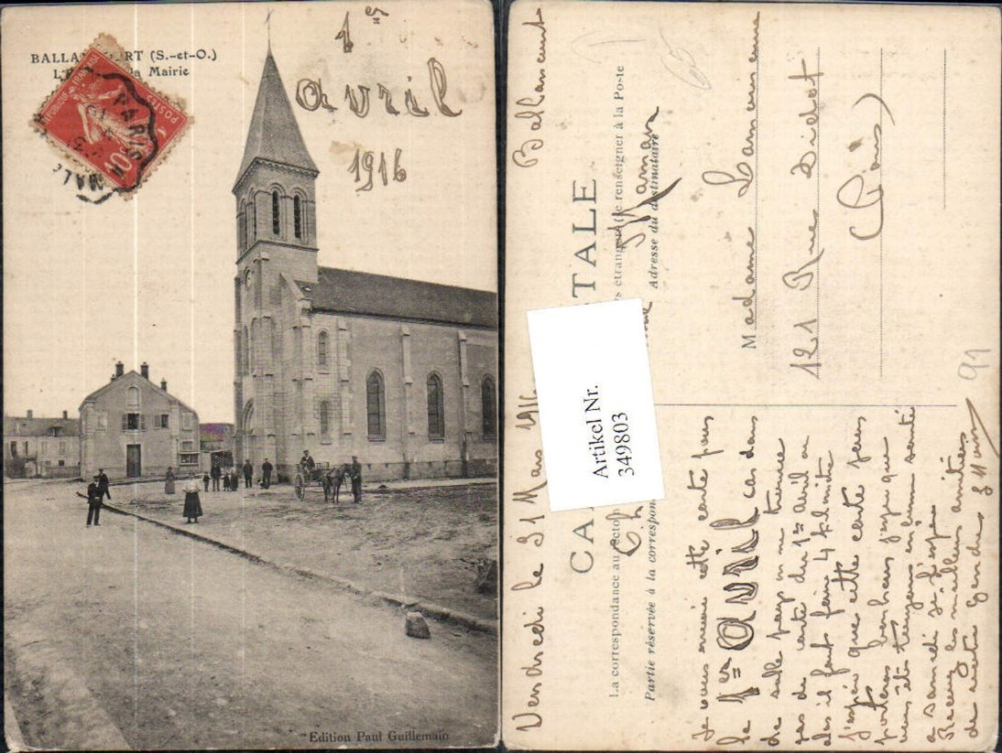 349803,Ile-de-Franche Essonne Ballancourt-sur-Essonne Mairie Rathaus