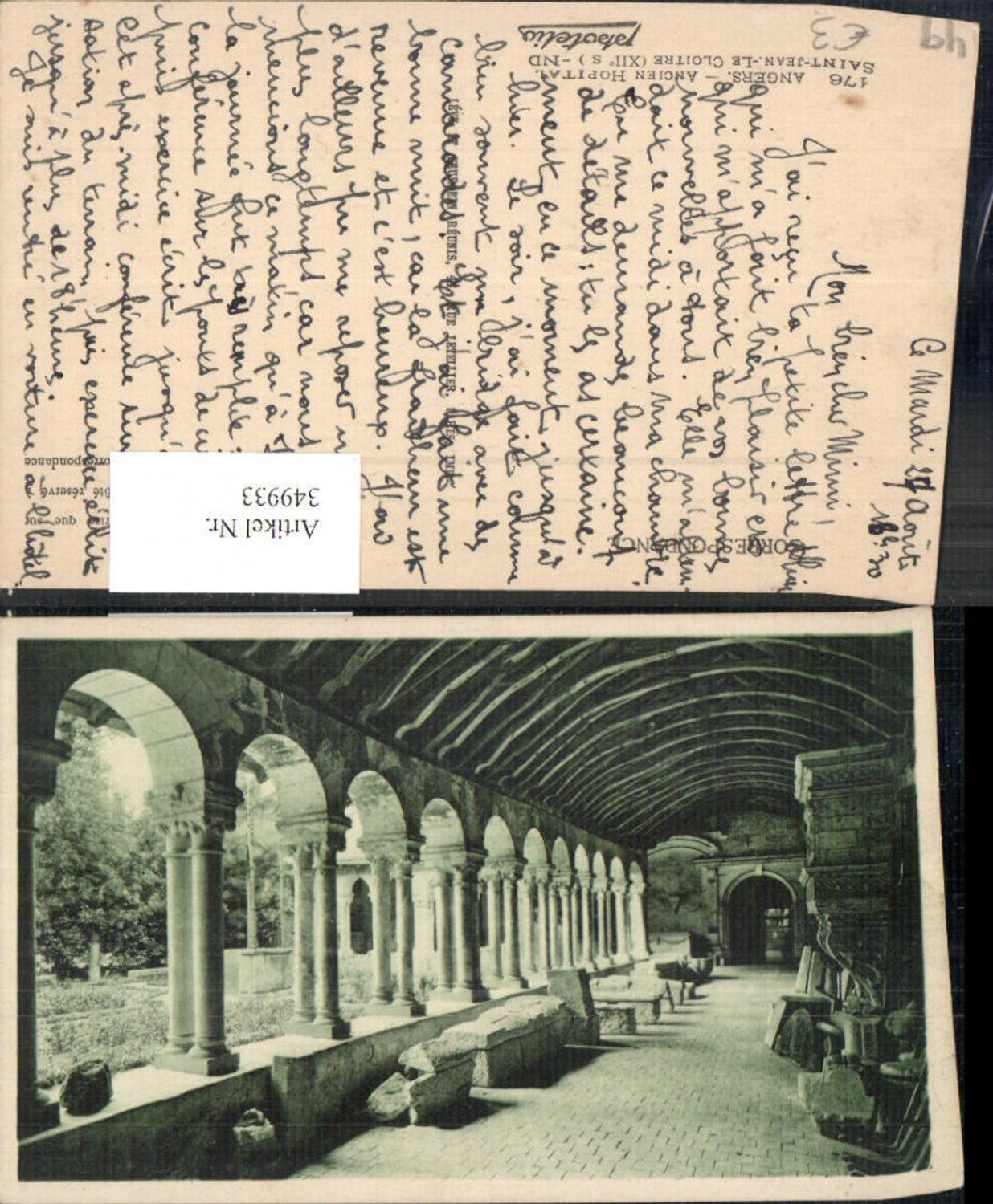 349933,Pays de la Loire Maine-et-Loire Angers Ancien Hopital Saint-Jean-le Cloitre
