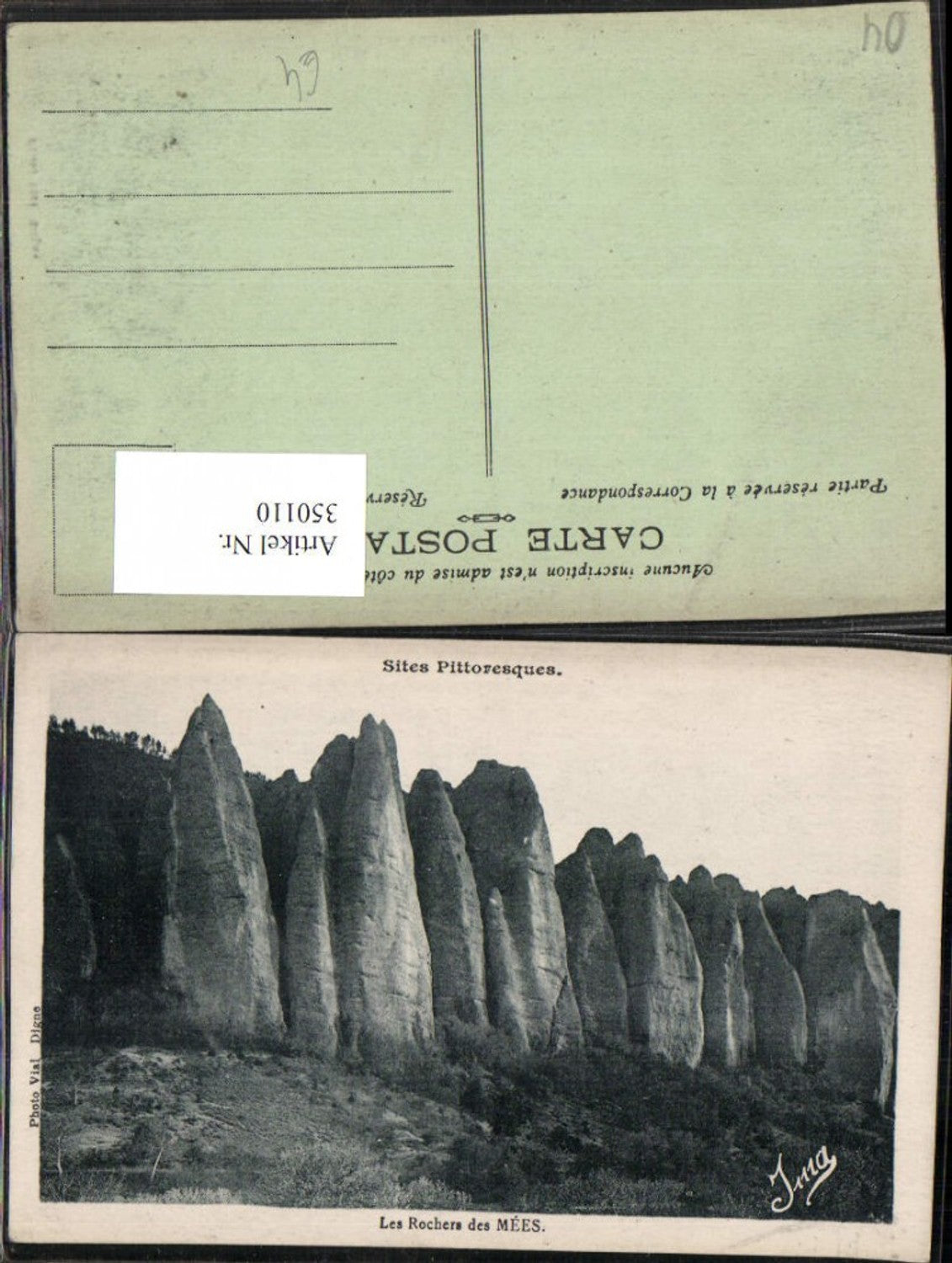 350110,Provence-Alpes-Cote-Azur Prov. Les Rochers des Mees Felsen