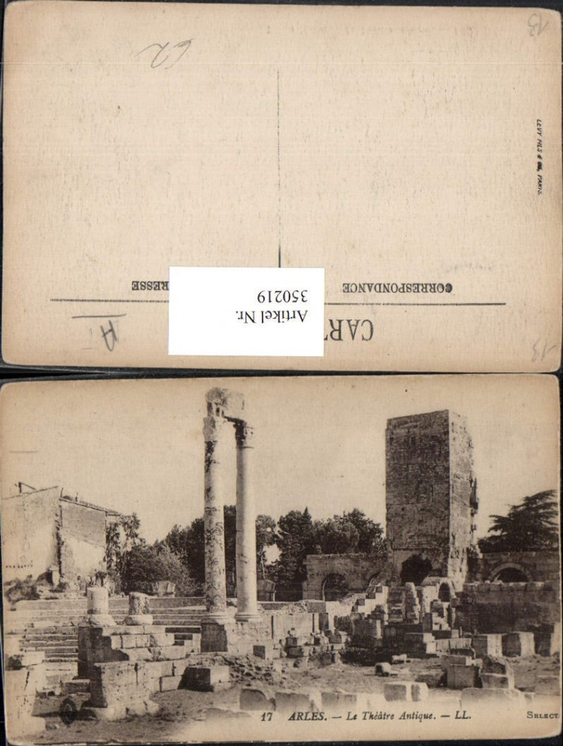 350219,Provence-Alpes-Cote-Azur Bouches-de-Rhone Arles Le Theatre Antique