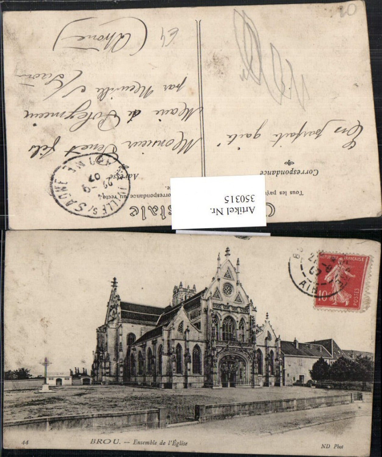 350315,Rhone-Alpes Ain Brou Ensemble de l'Eglise Kirche