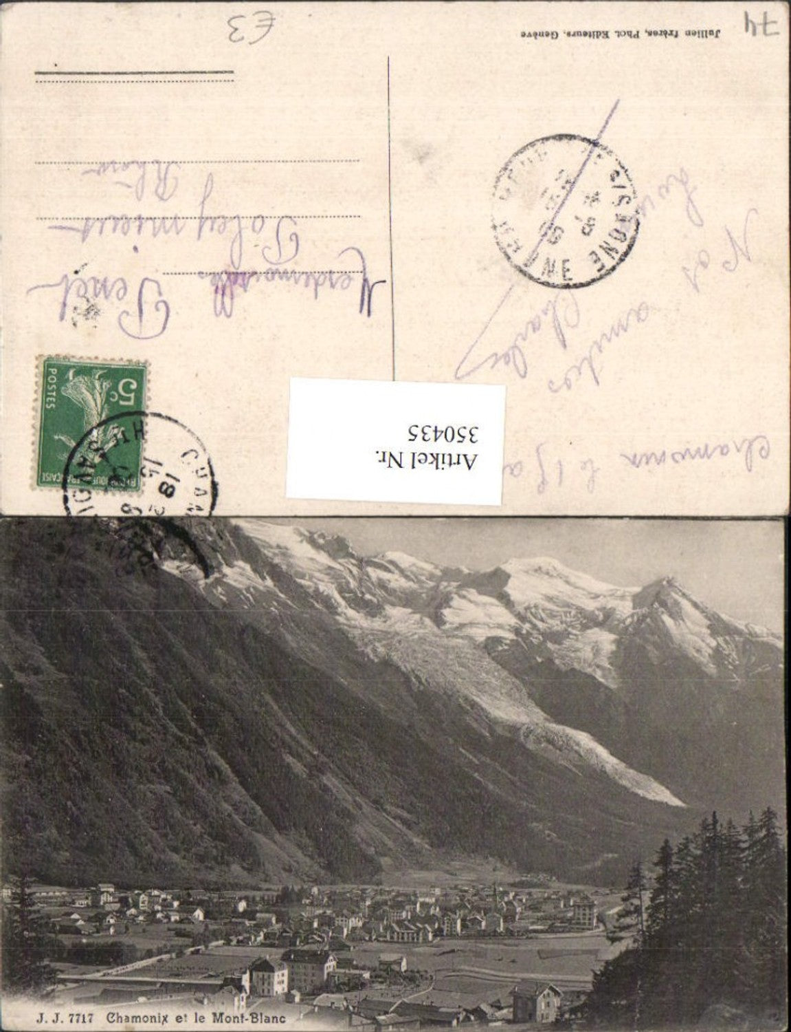 350435,Rhone-Alpes Isere Haute-Savoie Chamonix et le Mont-Blanc Totale Bergkulisse