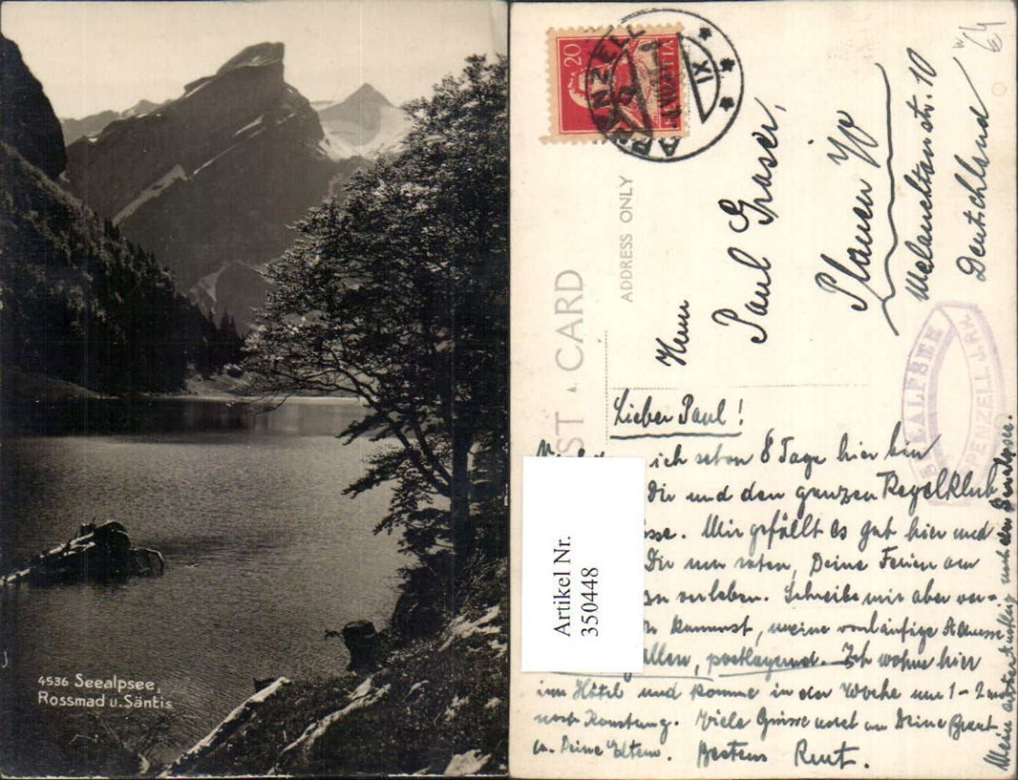 Alte Ansichtskarte – Old Postcard