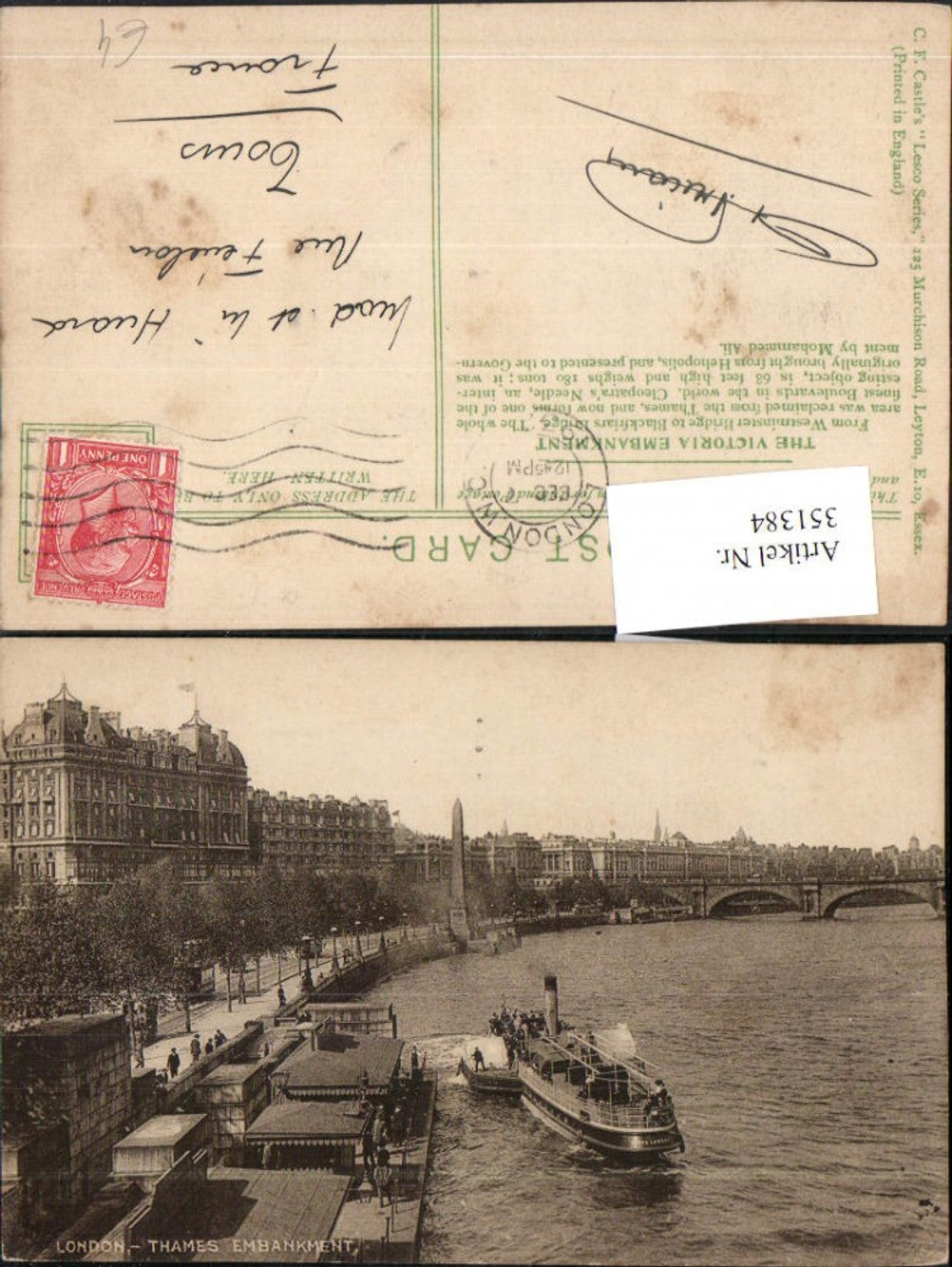 Alte Ansichtskarte – Old Postcard