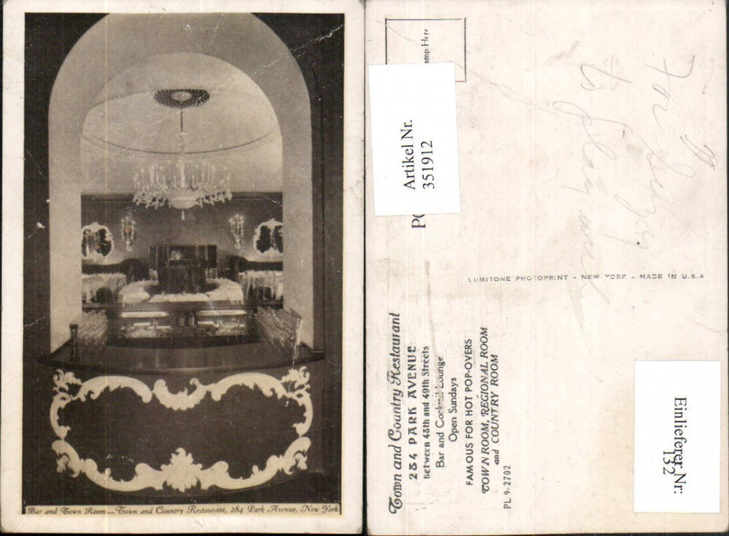 Alte Ansichtskarte – Old Postcard