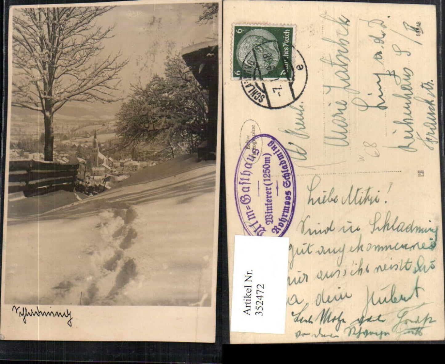 Alte Ansichtskarte – Old Postcard