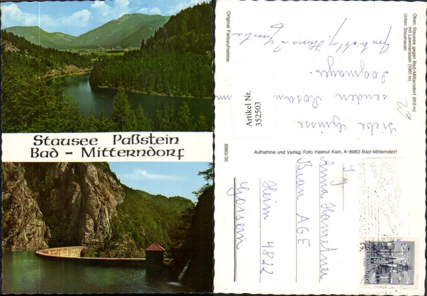Alte Ansichtskarte – Old Postcard