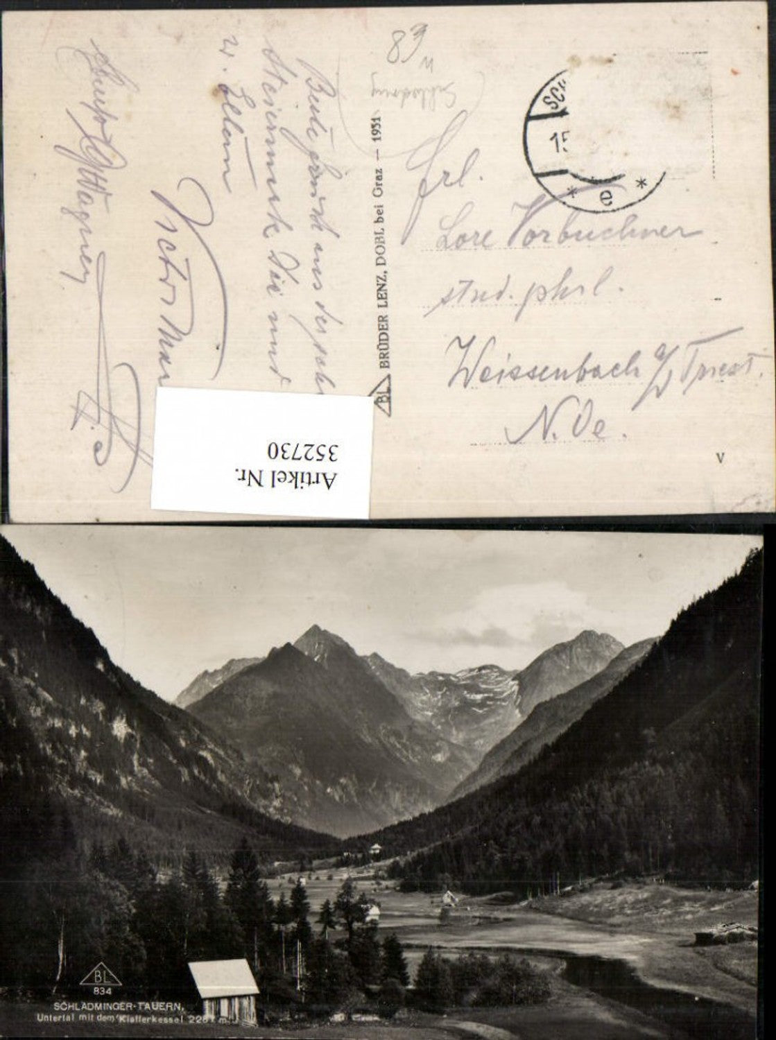 Alte Ansichtskarte – Old Postcard
