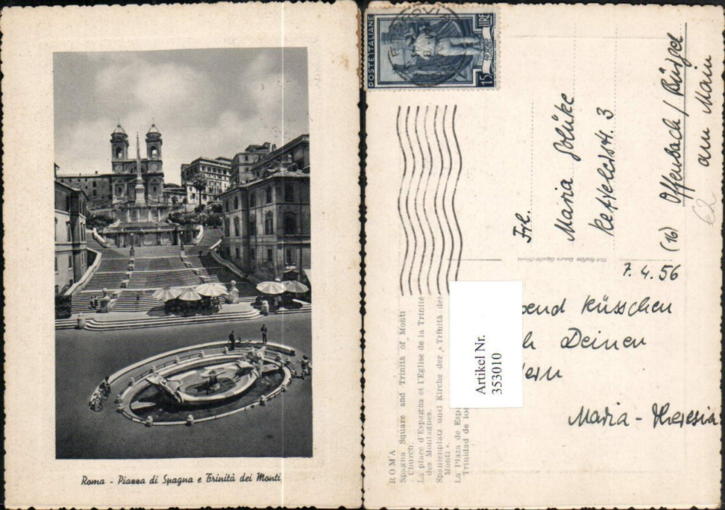 Alte Ansichtskarte – Old Postcard