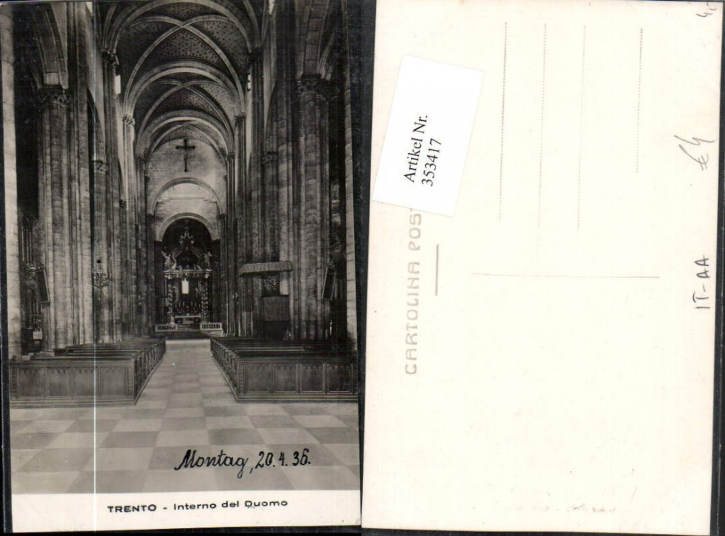 Alte Ansichtskarte – Old Postcard