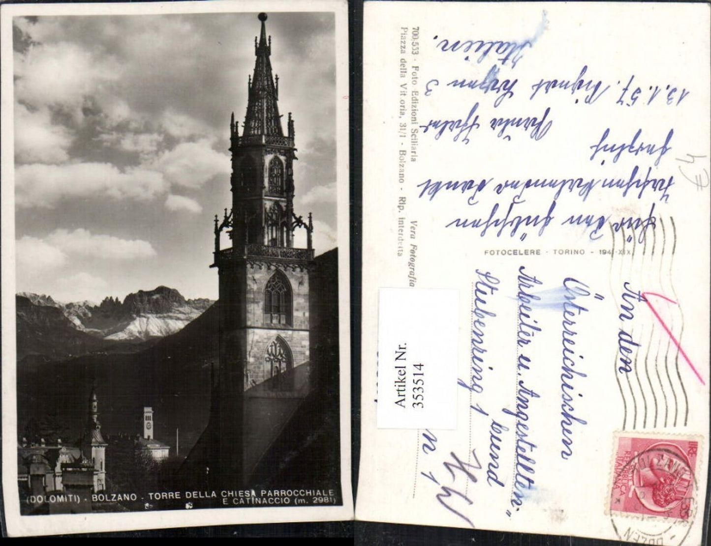 Alte Ansichtskarte – Old Postcard