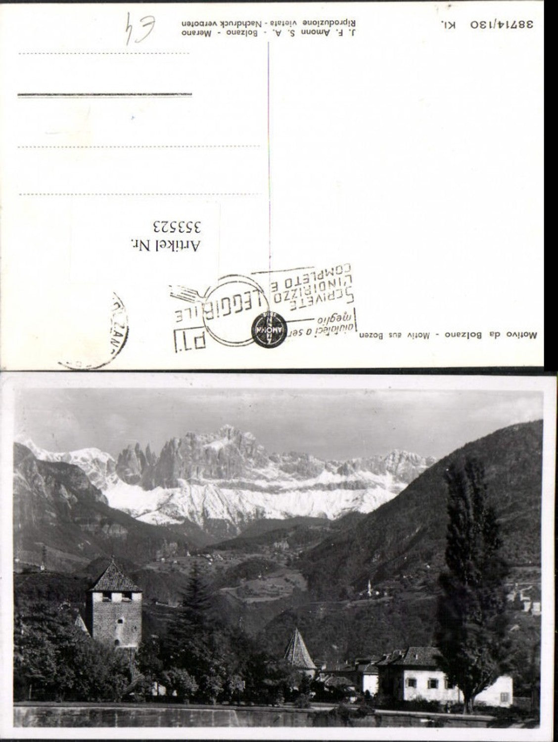 Alte Ansichtskarte – Old Postcard