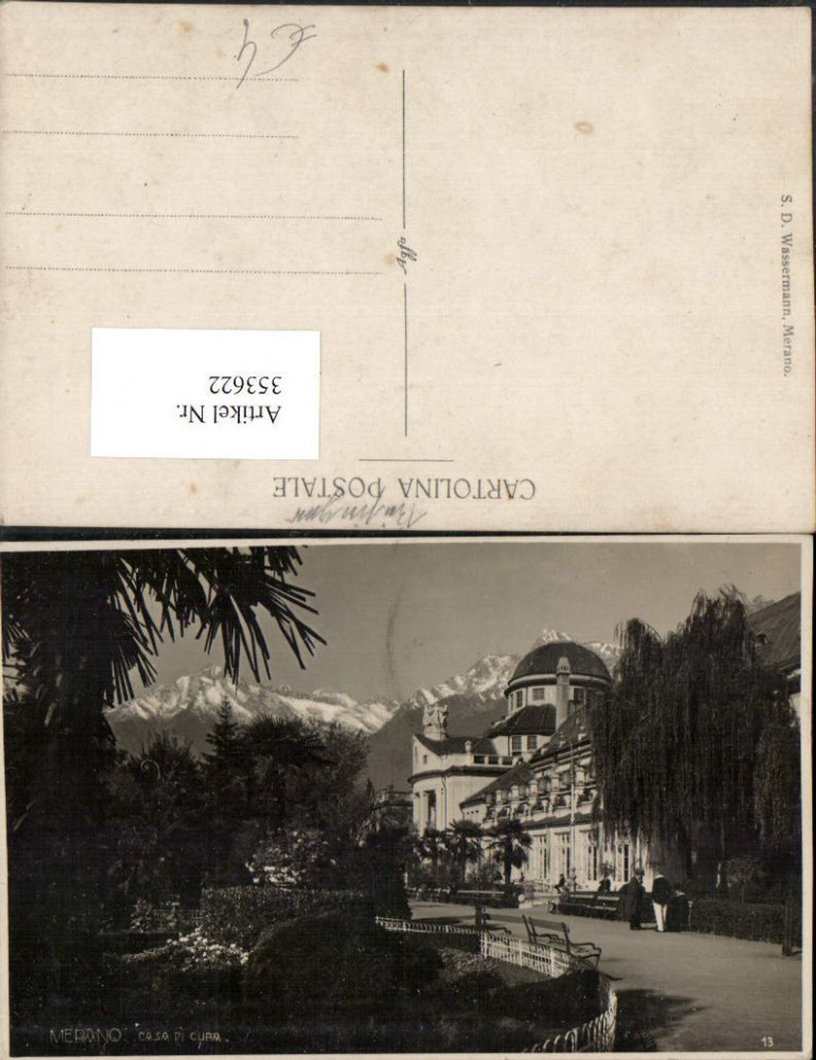 Alte Ansichtskarte – Old Postcard