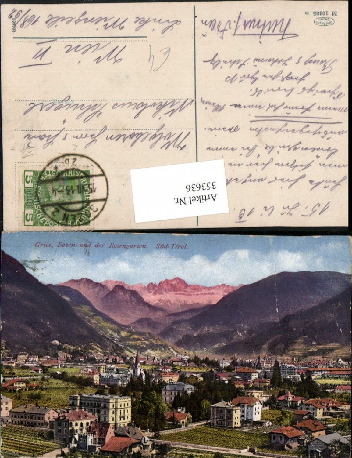 Alte Ansichtskarte – Old Postcard