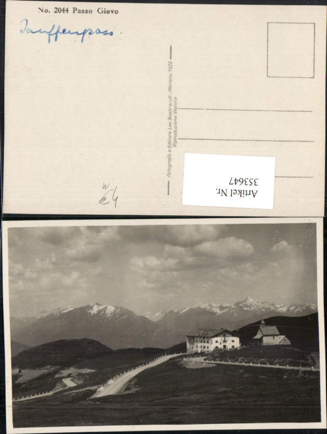 Alte Ansichtskarte – Old Postcard