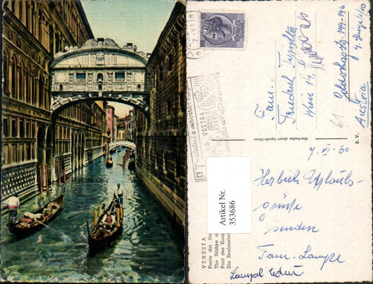 Alte Ansichtskarte – Old Postcard