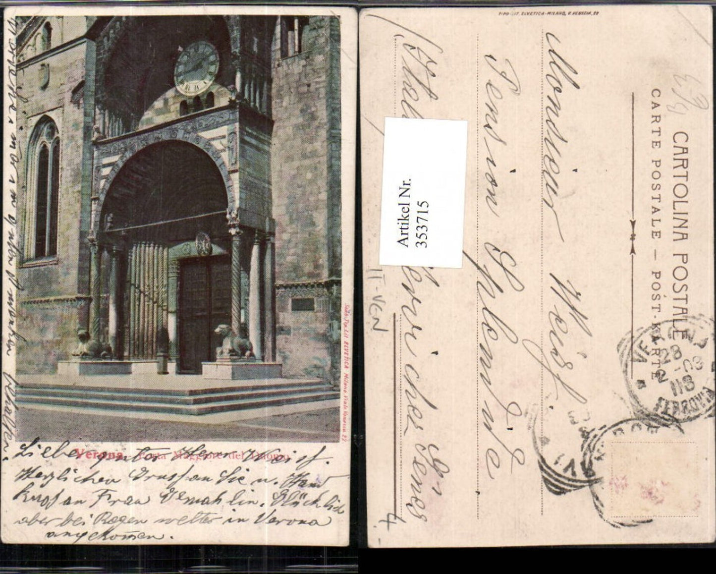 Alte Ansichtskarte – Old Postcard