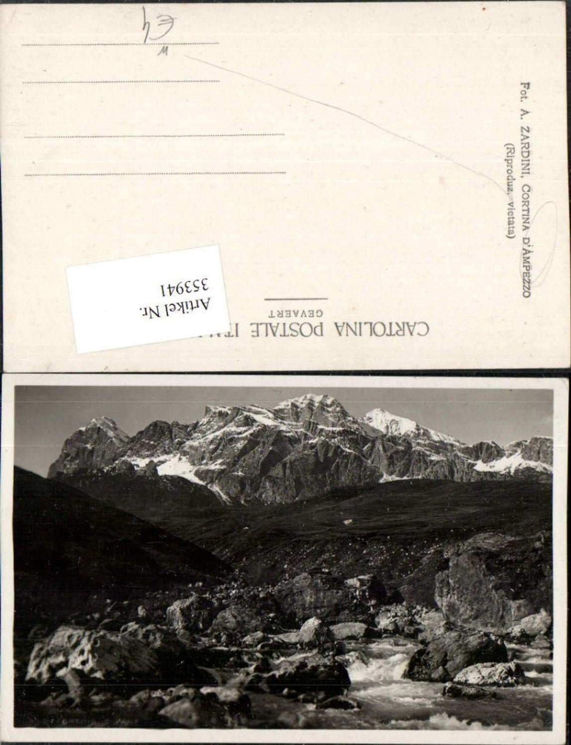 Alte Ansichtskarte – Old Postcard