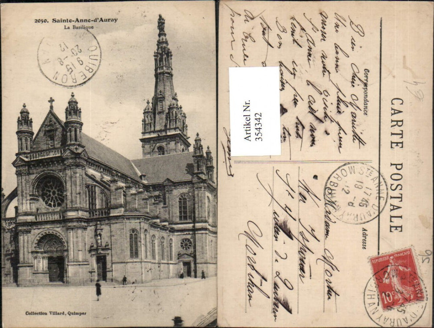 354342,Auvergne Puy-de-Dome Sainte-Anne-d'Auray La Basilique Kirche
