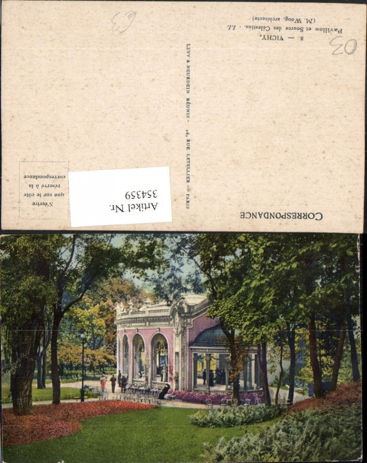 354359,Auvergne Allier Vichy Pavillon et Source des Celestins