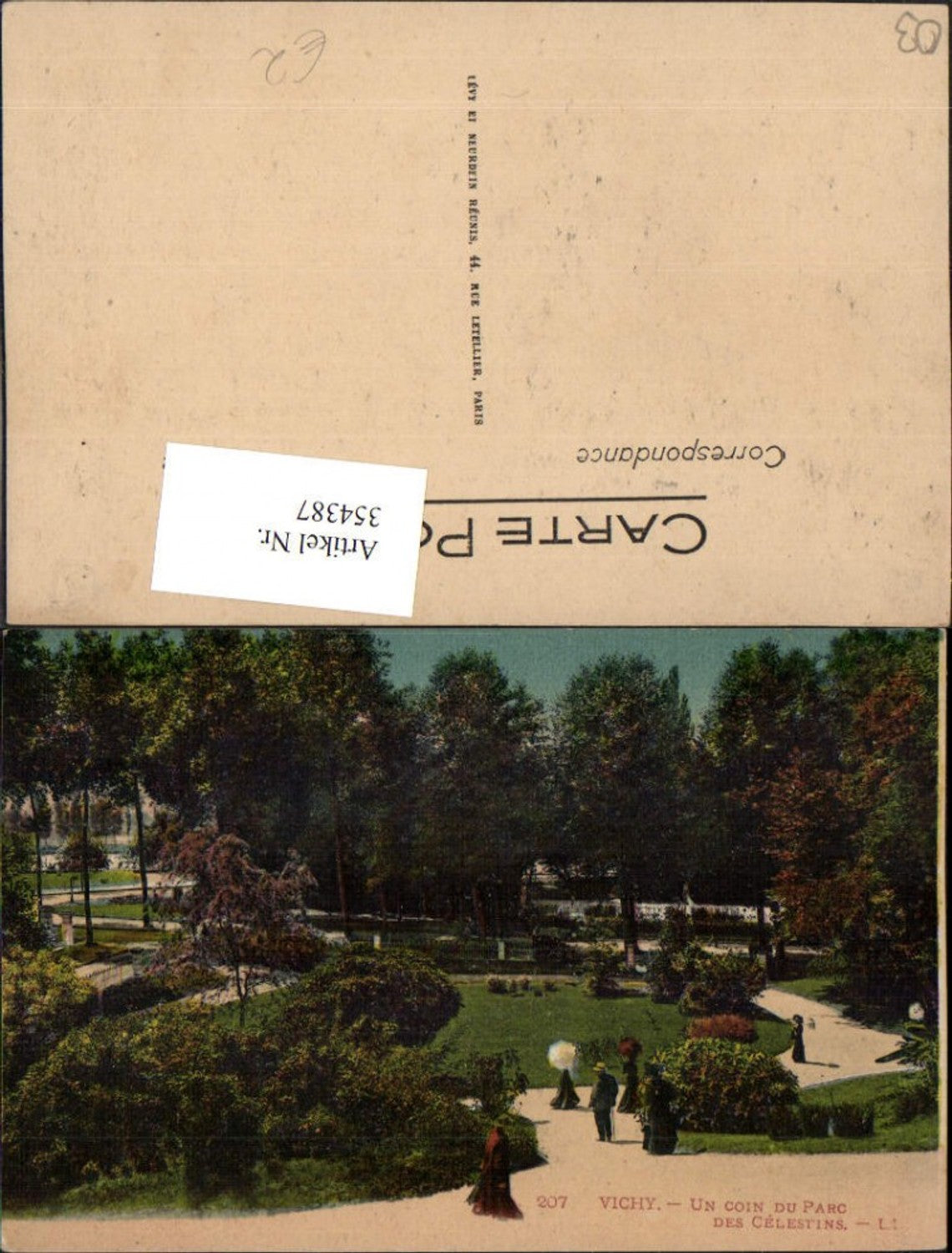 354387,Auvergne Allier Vichy Un coin du Parc des Celestins Park