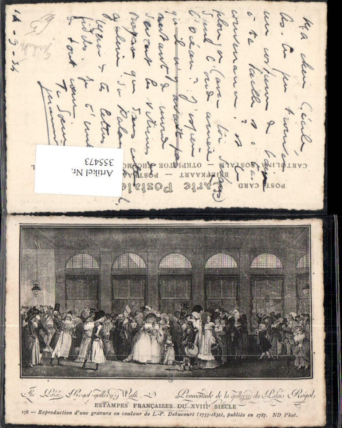 355473,Artist Ak LP Debucourt Estampes Francaises du XVIII Siecle history